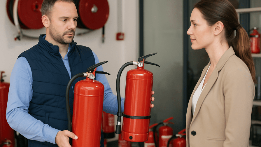 comprar equipamentos de combate a incêndio
