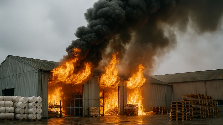 Prevenir incêndios em indústrias
