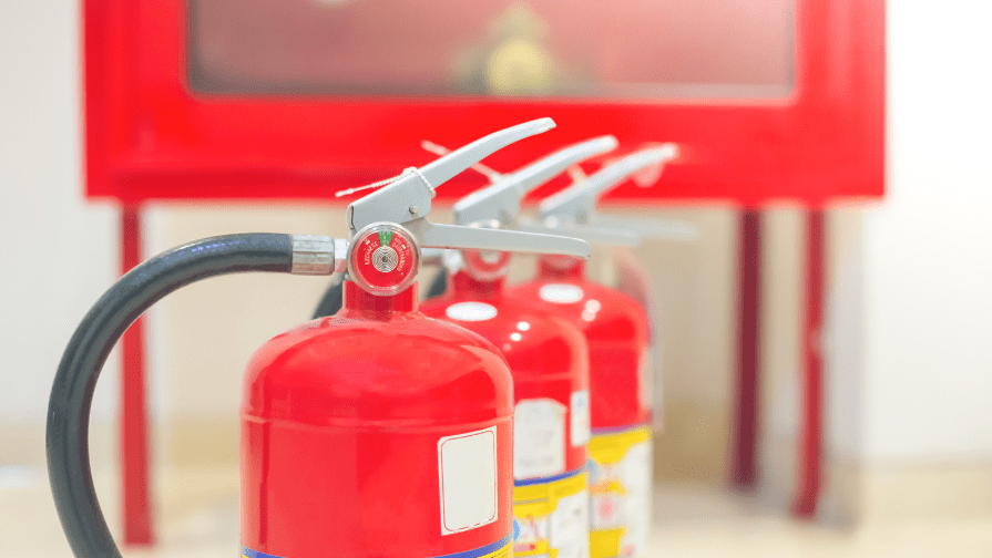 Compra de equipamentos de incêndio