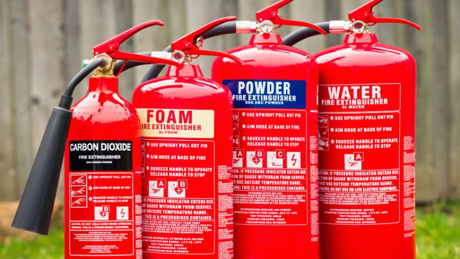 equipamentos de proteção contra fogo