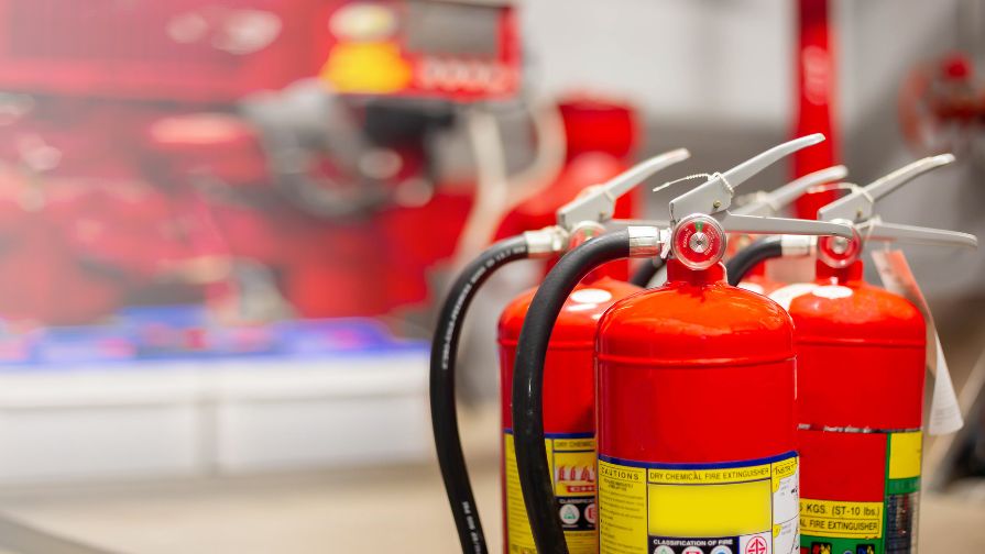 equipamentos de proteção contra fogo