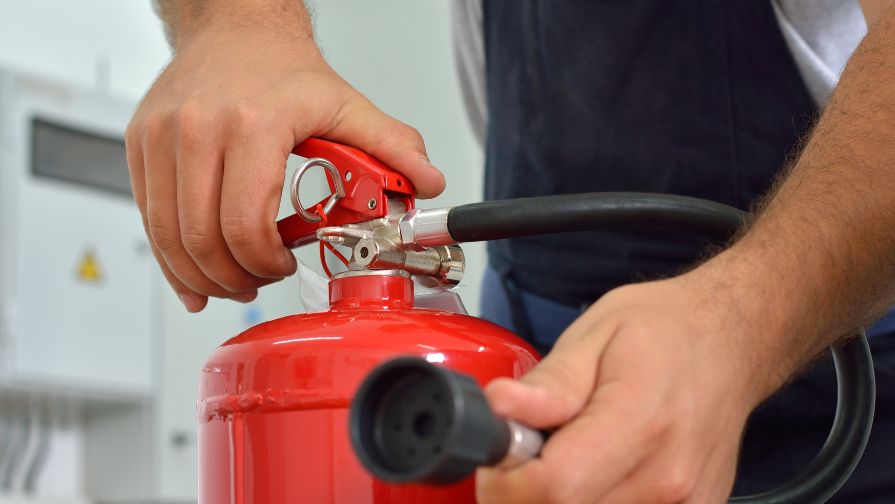 equipamentos de proteção contra fogo